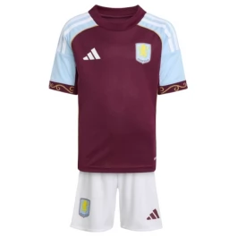Aston Villa Heimtrikot Kinder 2025-2026 Günstige Fußballtrikots