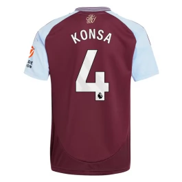 Aston Villa Konsa 4 Heimtrikot 2024-2025 Günstige Fußballtrikots