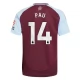 Aston Villa Pau 14 Heimtrikot 2024-2025 Günstige Fußballtrikots