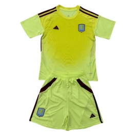 Aston Villa Torwart Auswärtstrikot Kinder 2025-2026 Günstige Fußballtrikots