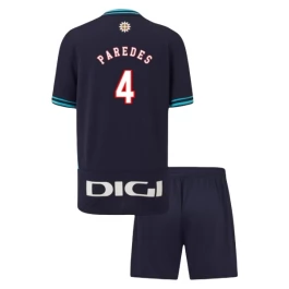 Athletic Bilbao Paredes 4 Auswärtstrikot Kinder 2025-2026 Günstige Fußballtrikots