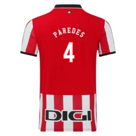 Athletic Bilbao Paredes 4 Heimtrikot 2025-2026 Günstige Fußballtrikots