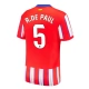 Atlético Madrid R.De Paul 5 Heimtrikot 2024-2025 Günstige Fußballtrikots