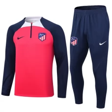Atlético Madrid Trainingsanzüge 2023-24 - 1-4 Zip Rot