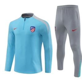 Atlético Madrid Trainingsanzüge 2024-25 - 1-4 Zip Blau Atlético Madrid Trainingsanzüge 2024-25 - 1-4 Zip Blau