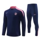 Atlético Madrid Trainingsanzüge 2024-25 - 1-4 Zip Marineblau
