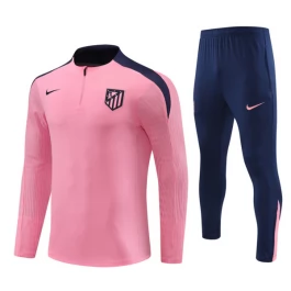 Atlético Madrid Trainingsanzüge Kinder 2024-25 - 1-4 Zip Pink Atlético Madrid Trainingsanzüge Kinder 2024-25 - 1-4 Zip Pink