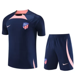 Atlético Madrid Trainingsshirt Anzüge 2023-24 - Blau Atlético Madrid Trainingsshirt Anzüge 2023-24 - Blau