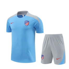 Atlético Madrid Trainingsshirt Anzüge 2024-25 - Shorts Blau Atlético Madrid Trainingsshirt Anzüge 2024-25 - Shorts Blau