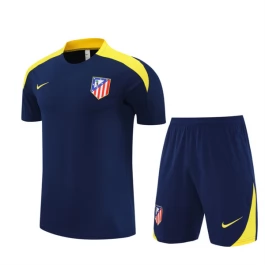 Atlético Madrid Trainingsshirt Anzüge 2025-26 - Shorts Blau
