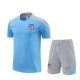 Atlético Madrid Trainingsshirt Anzüge Kinder 2024-25 - Shorts Blau