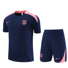 Atlético Madrid Trainingsshirt Anzüge Kinder 2024-25 - Shorts Marineblau