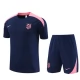 Atlético Madrid Trainingsshirt Anzüge Kinder 2024-25 - Shorts Marineblau