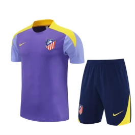 Atlético Madrid Trainingsshirt Anzüge Kinder 2025-26 - Shorts Lila Atlético Madrid Trainingsshirt Anzüge Kinder 2025-26 - Shorts Lila
