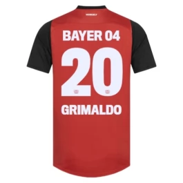 Bayer 04 Leverkusen Grimaldo 20 Heimtrikot 2024-2025 Günstige Fußballtrikots