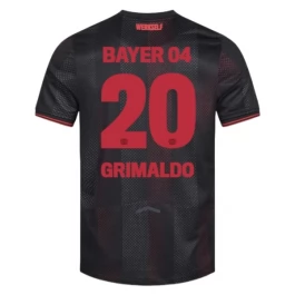 Bayer 04 Leverkusen Grimaldo 20 Heimtrikot 2025-2026 Günstige Fußballtrikots