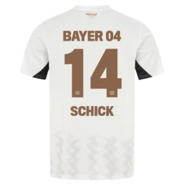 Bayer 04 Leverkusen Schick 14 Auswärtstrikot 2024-2025 Günstige Fußballtrikots