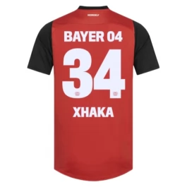 Bayer 04 Leverkusen Xhaka 34 Heimtrikot 2024-2025 Günstige Fußballtrikots