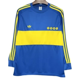 Boca Juniors Heimtrikot Retro 1981-1982 L/S Günstige Fußballtrikots