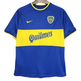 Boca Juniors Heimtrikot Retro 2000-2001 Günstige Fußballtrikots