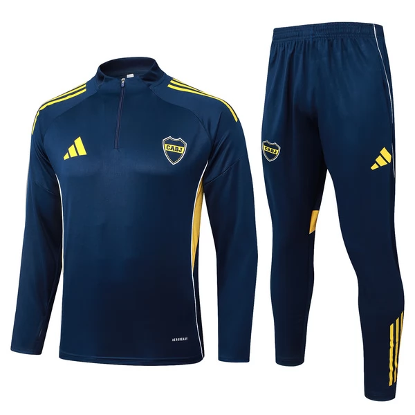 Boca Juniors Trainingsanzug 2025-26 - 1-4 Zip Blau Boca Juniors Trainingsanzug 2025-26 - 1-4 Zip Blau