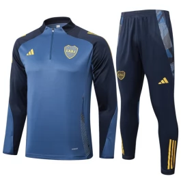 Boca Juniors Trainingsanzüge 2024-25 - 1-4 Zip Blau