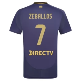 Boca Juniors Zeballos 7 Ausweichtrikot 2025-2026 Günstige Fußballtrikots