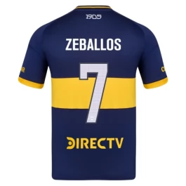 Boca Juniors Zeballos 7 Heimtrikot 2025-2026 Günstige Fußballtrikots