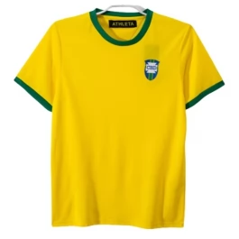 Brasilien Heimtrikot Retro 1970 Günstige Fußballtrikots