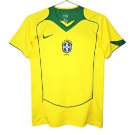 Brasilien Heimtrikot Retro 2004 Günstige Fußballtrikots