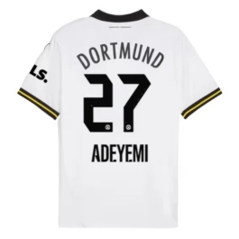BVB Borussia Dortmund Adeyemi 27 Ausweichtrikot 2024-2025 Günstige Fußballtrikots