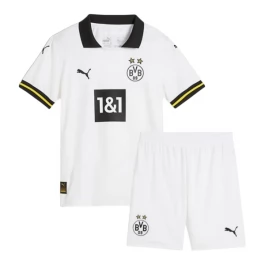 BVB Borussia Dortmund Ausweichtrikot Kinder 2024-2025 Günstige Fußballtrikots