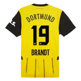 BVB Borussia Dortmund Brandt 19 Heimtrikot 2024-2025 Günstige Fußballtrikots