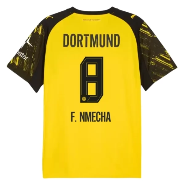 BVB Borussia Dortmund F.Nmecha 8 Heimtrikot 2025-2026 Günstige Fußballtrikots BVB Borussia Dortmund F.Nmecha 8 Heimtrikot 2025-2026 Günstige Fußballtrikots