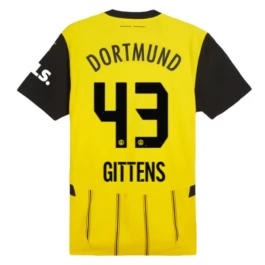 BVB Borussia Dortmund Gittens 43 Heimtrikot 2024-2025 Günstige Fußballtrikots