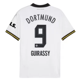 BVB Borussia Dortmund Guirassy 9 Ausweichtrikot 2024-2025 Günstige Fußballtrikots