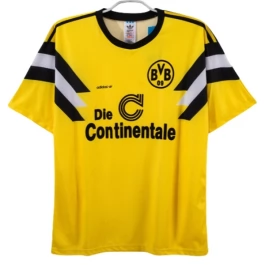 BVB Borussia Dortmund Heimtrikot Retro 1988-1989 Günstige Fußballtrikots