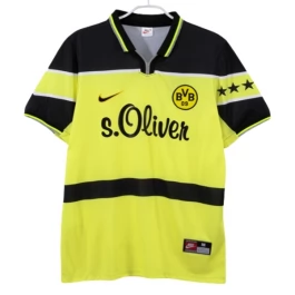 BVB Borussia Dortmund Heimtrikot Retro 1997-1998 Günstige Fußballtrikots