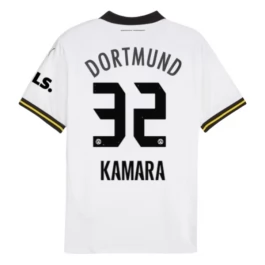 BVB Borussia Dortmund Kamara 32 Ausweichtrikot 2024-2025 Günstige Fußballtrikots BVB Borussia Dortmund Kamara 32 Ausweichtrikot 2024-2025 Günstige Fußballtrikots