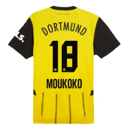 BVB Borussia Dortmund Moukoko 18 Heimtrikot 2024-2025 Günstige Fußballtrikots