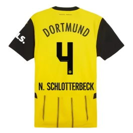 BVB Borussia Dortmund N.Schlotterbeck 4 Heimtrikot 2024-2025 Günstige Fußballtrikots