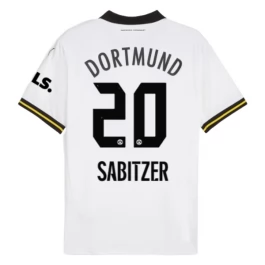 BVB Borussia Dortmund Sabitzer 20 Ausweichtrikot 2024-2025 Günstige Fußballtrikots