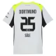 BVB Borussia Dortmund Sule 25 Auswärtstrikot 2025-2026 Günstige Fußballtrikots