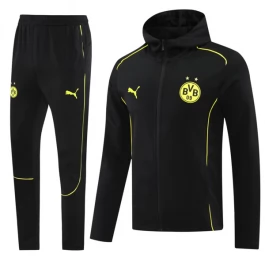 BVB Borussia Dortmund Trainingsjackenanzüge 2024-25 - Hoodie Schwarz