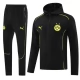 BVB Borussia Dortmund Trainingsjackenanzüge 2024-25 - Hoodie Schwarz