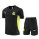 BVB Borussia Dortmund Trainingsshirt Anzüge 2024-25 - Shorts Schwarz