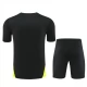 BVB Borussia Dortmund Trainingsshirt Anzüge Kinder 2024-25 - Shorts Schwarz