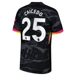 Chelsea Caicedo 25 Ausweichtrikot 2024-2025 Günstige Fußballtrikots