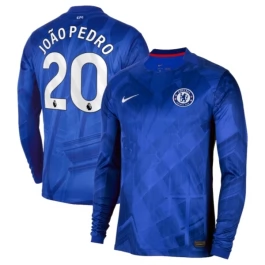 Chelsea João Pedro 20 Heimtrikot 2025-2026 L/S Günstige Fußballtrikots