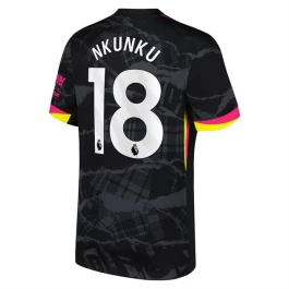 Chelsea Nkunku 18 Ausweichtrikot 2024-2025 Günstige Fußballtrikots